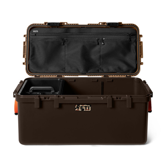 Yeti LoadOut GoBox 60 Gear Case Front Image in Wetlands Brown
