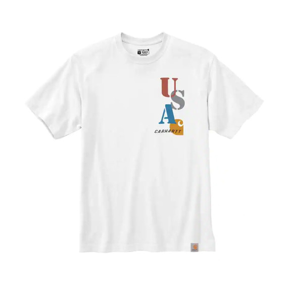 Relaxed Fit Midweight USA Graphic T-Shirt