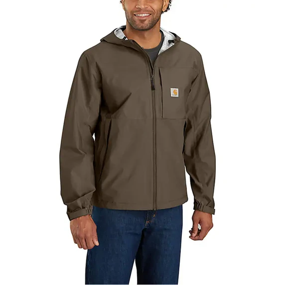 Image of  Carhartt Storm Defender Relaxed Fit Lightweight Packable Jacket in Tarmac