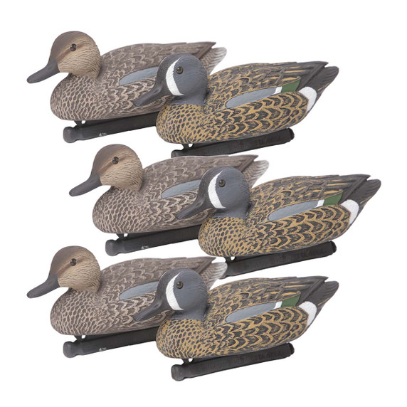 Blue Wing Teal Duck Decoys - 6 Pack