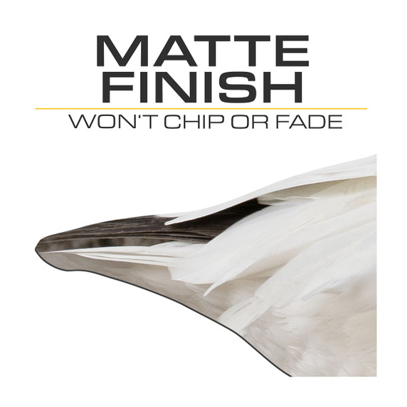 Higdon FLATS Magnum Snow/Juvie Motion Silhouette Goose Decoy Matte Finish Details Image