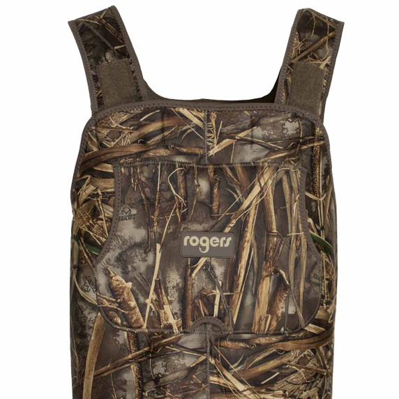 Chest Image of the Rogers Women's Workin' Man 3.5MM Neoprene Wader.