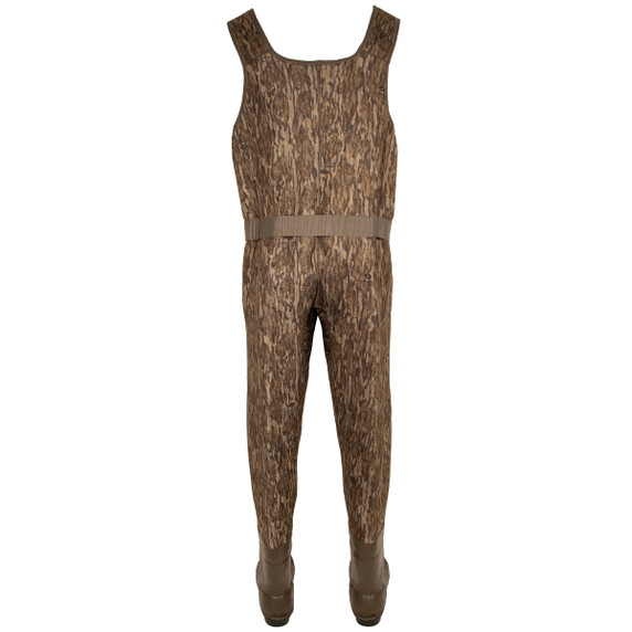 back image of Rogers Women's Workin Man 3.5MM Neoprene Wader in Mossy Oak Bottomland.