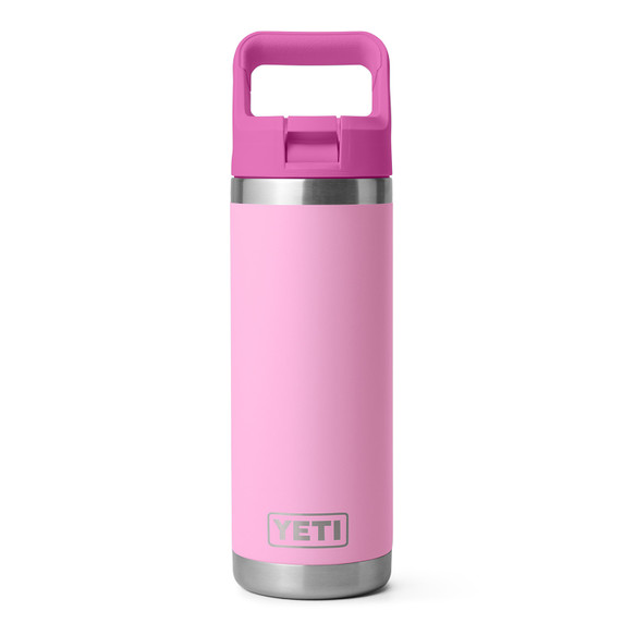 Rambler 18 oz. Water Bottle with Color-Matched Straw Cap Image in Pink/Wildflower