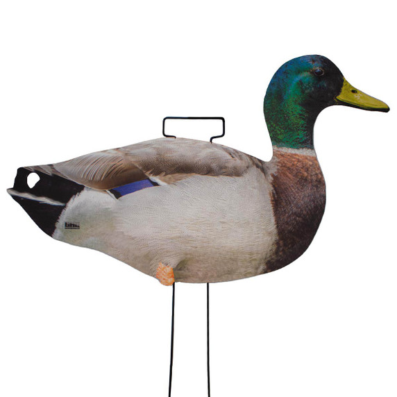 Pro-Grade Mallard Duck Silhouette Decoys - Pack of 12