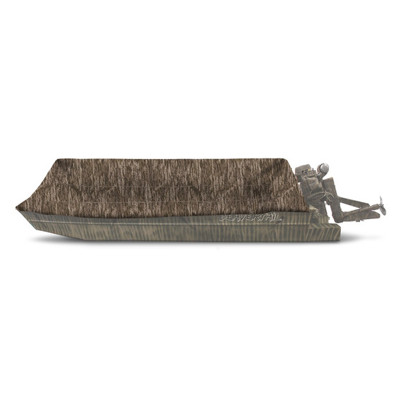 Side View Image of the Beavertail 2200 Series Waterfowl Boat Blind.