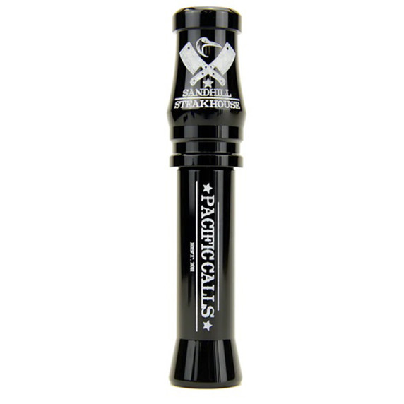 Pacific Calls Sandhill Steakhouse Crane Call Image in Black