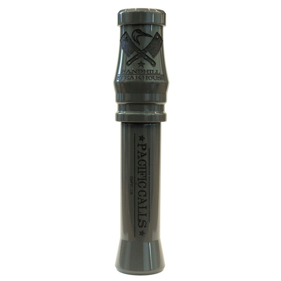 Pacific Calls Sandhill Steakhouse Crane Call Image in Grey