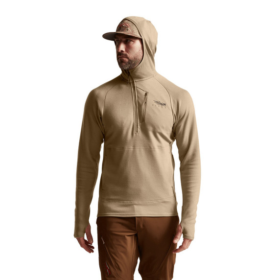 Sitka Core Merino 330 Hoody Model Image in Colt