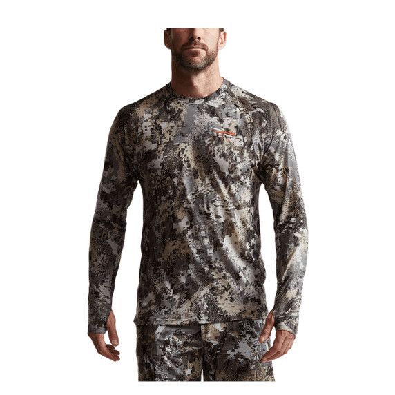 Sitka Core Merino 120 LS Crew, Elevated Model Variation