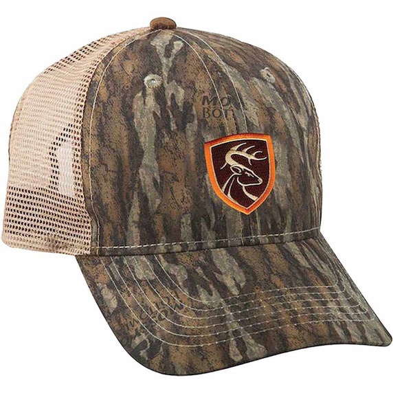 Non-Typical Logo Camo Mesh Back Cap, Mossy Oak Bottomland