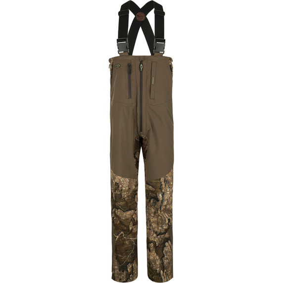 Drake EST Guardian Elite Pro Ultralight 3-Layer Bibs Image in Realtree Timber