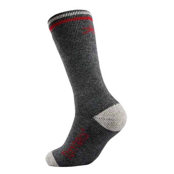 Terramar Thermawool Sub Zero Socks Back Image in Grey