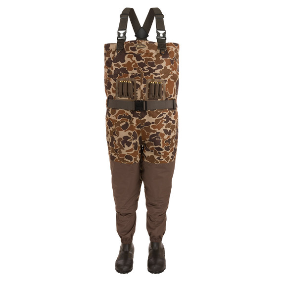 Drake Insulated Guardian Elite Vanguard Breathable Waders Image in Old School.