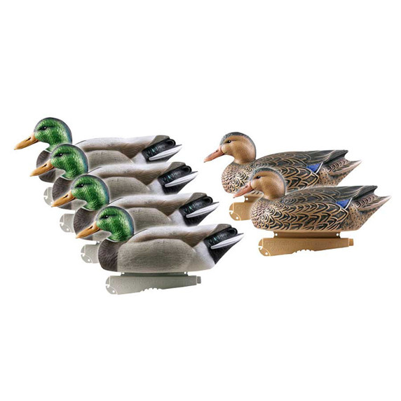 GHG Hunter Series Over-Size Floating Mallard Duck Decoys 6 Pack Image
