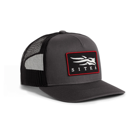 Sitka Icon Patch Hi Pro Trucker Hat Image in Lead