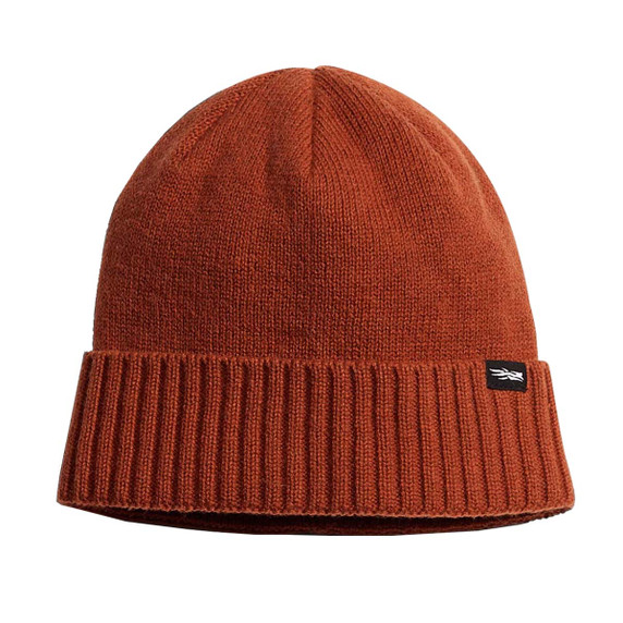 Sitka Cuffed Knit Beanie Image in Red Sumac
