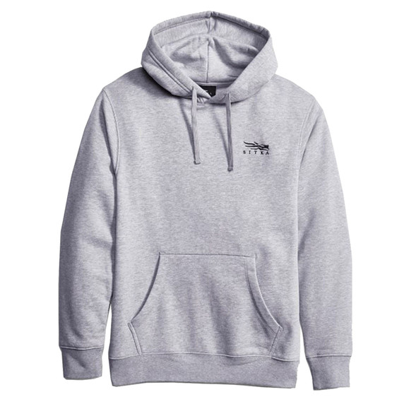 Image of the Sitka Icon Classic Pullover Hoodie in HEATHER GREY