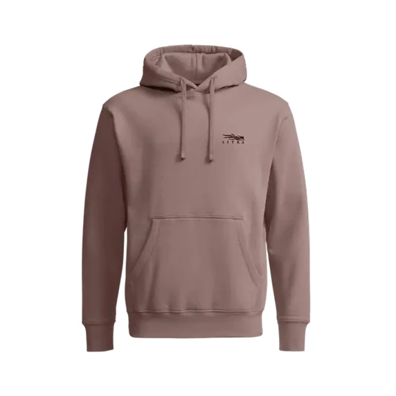 Image of the Sitka Icon Classic Pullover Hoodie in Peppercorn Brown