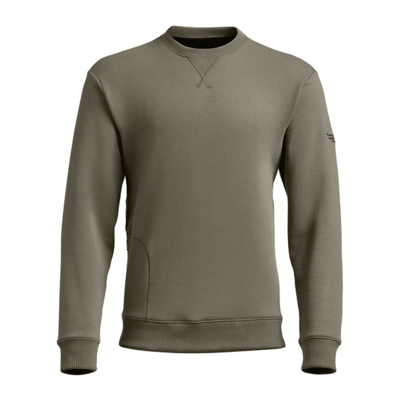 Sitka Essential Crew Sweatshirt, Oak Variation