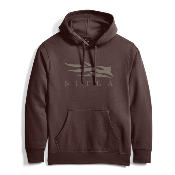 Sitka Icon Pullover Hoodie Image in Cherry Wood