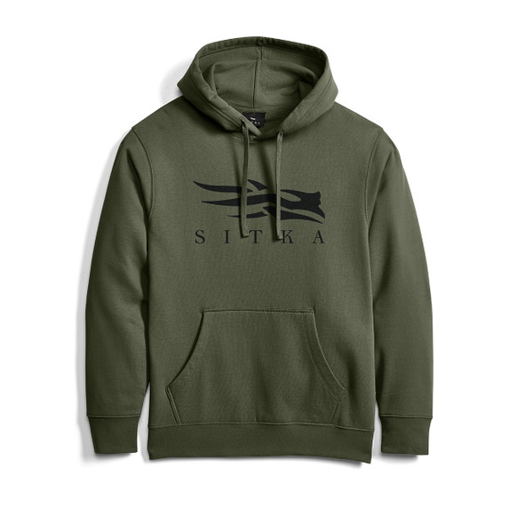 Sitka Icon Pullover Hoodie Image in Olive Green