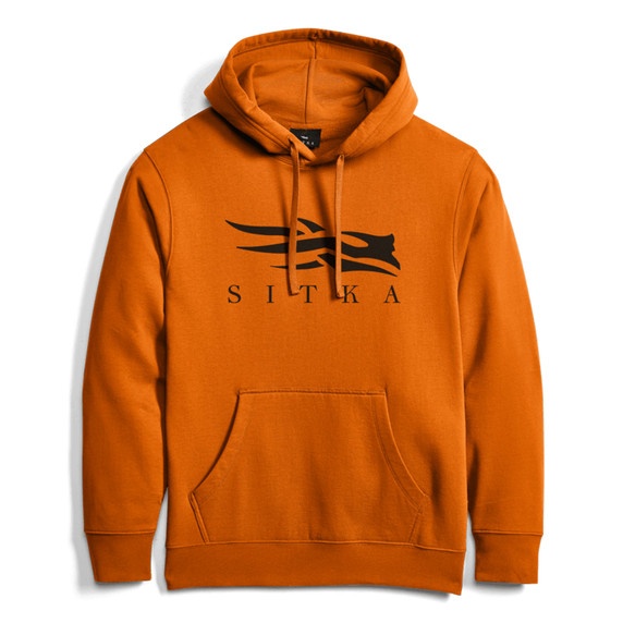 Sitka Icon Pullover Hoodie Image in Ultra Orange