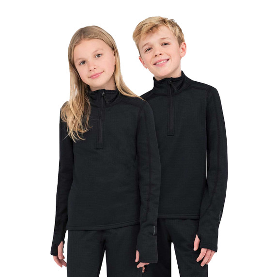 Kid's 3.0 Ecolator Heavyweight Half Zip Baselayer