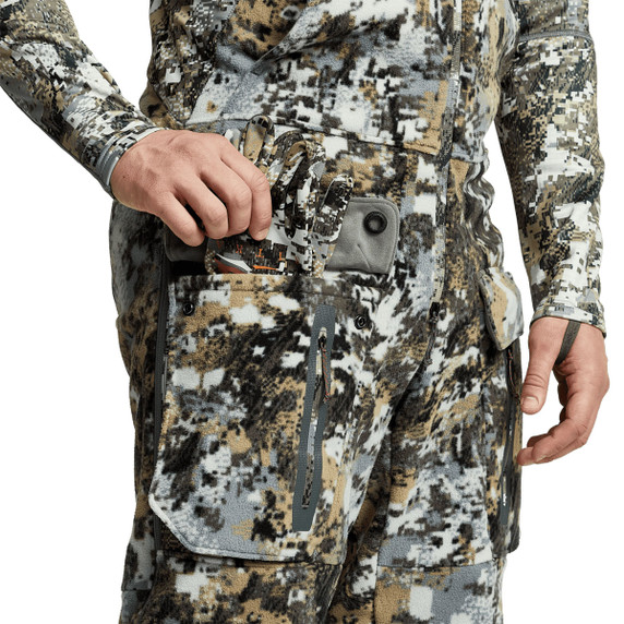 Sitka Stratus Bib Side Pocket Image in Elevated II