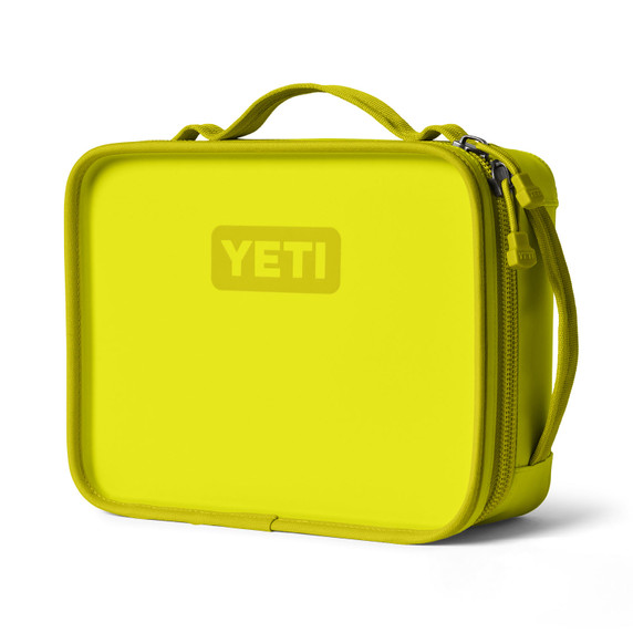 Yeti Daytrip Lunch Box Angled Image in Firefly Yellow