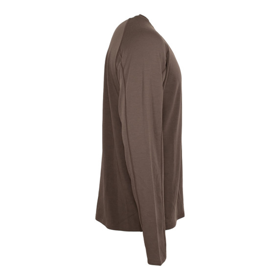 side image of Rogers Biome 250 Merino Mock Neck Long-Sleeve Baselayer.