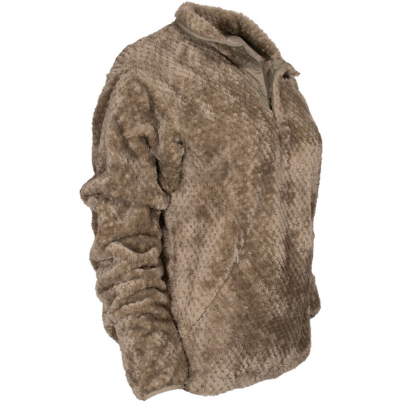 tilted image of Rogers Sporting Goods Duchess Fleece Snap Pullover.