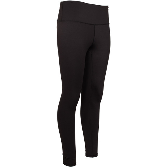 Rogers Sporting Goods Women's Luna 26" Leggings Front Angled Image in Black