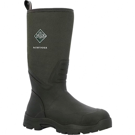 Muck Pathfinder Pull On Boot Right Side Image in Olive