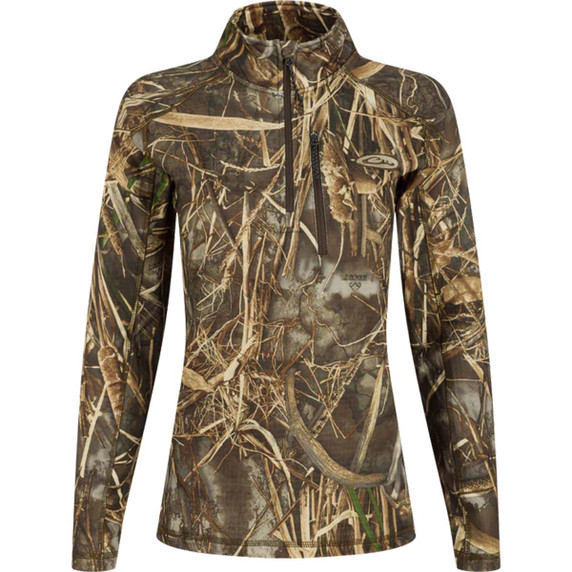 Women's MST Breathlite 1/4 Zip Camo Pullover