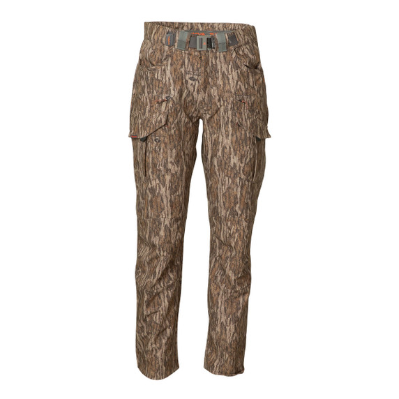 Thacha L-1 Lightweight Hunting Pant Front Image in Mossy Oak Bottomland