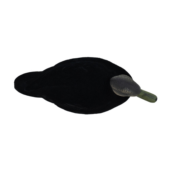 Final Approach Live Flocked Black Duck Decoy top image