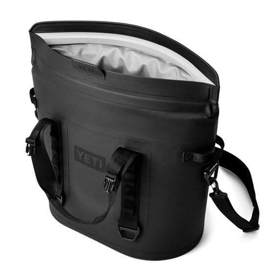 Yeti Hopper M30 Soft-Sided Cooler Open Image.