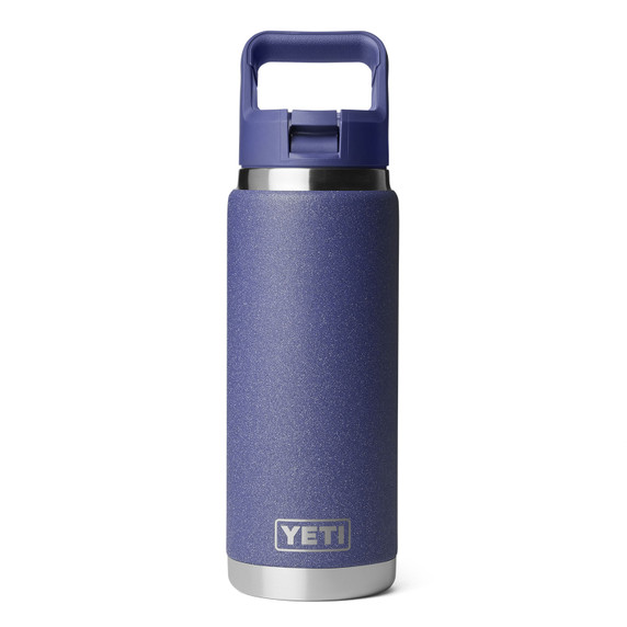 Yeti Rambler 26 oz. Water Bottle with Color-Matched Straw Cap Image in Moon Dust