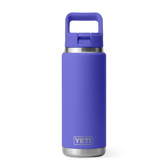 Yeti Rambler 26 oz. Water Bottle with Color-Matched Straw Cap Image in Ultraviolet