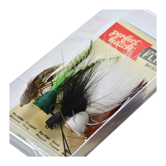 Perfect Hatch Grab N' Go Bass Bug Fly Assortment Close-Up Image
