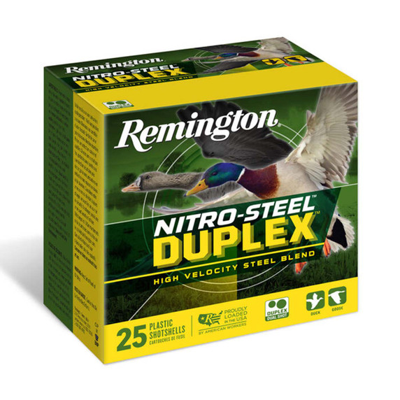 Remington Nitro-Steel Duplex 12 Gauge 3" 1-1/4 oz. Waterfowl Shotshells Box Image