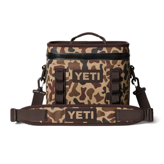 Yeti Hopper Flip 8 Soft Cooler Image in Wetlands Camo