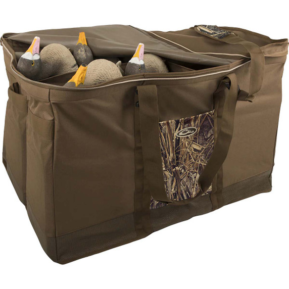 Drake Waterfowl 6 Slot Zippered-Top Decoy Bag Product Image in Realtree Max 7