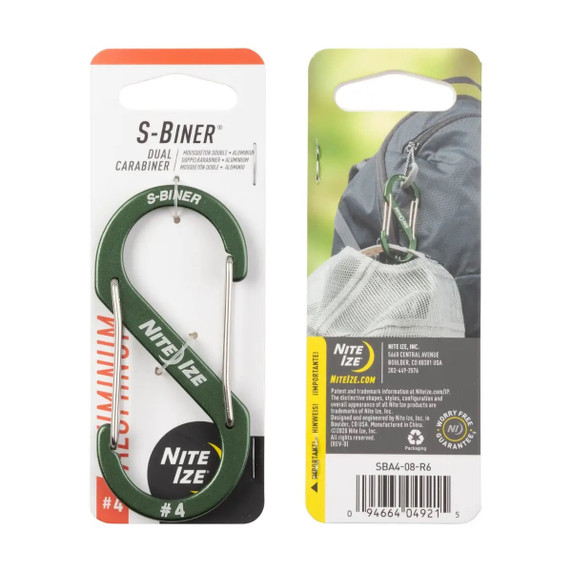 Nite Ize S-Biner Aluminum Dual Carabiner Packaging Image