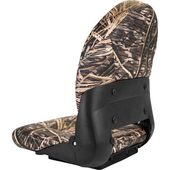 High Back NaviStyle Camo Boat Seat - Mossy Oak Shadowgrass - Vinyl