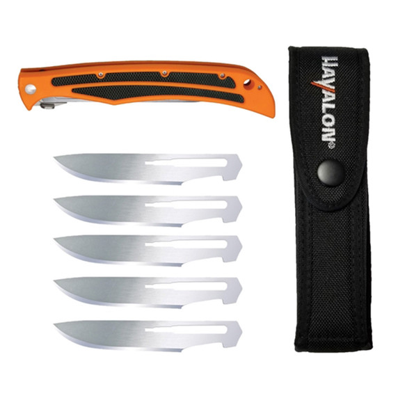 Havalon Baracuta Blaze Folding Knife Components Image