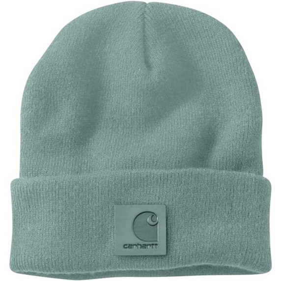 Carhartt Tonal Patch Beanie Image in Blue Surf