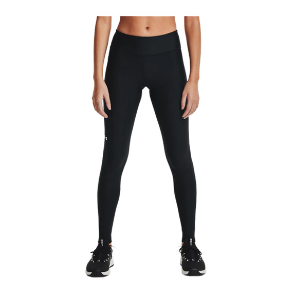 Under Armour Women's HeatGear No-Slip Waistband Mid-Rise Full-Length Leggings Image