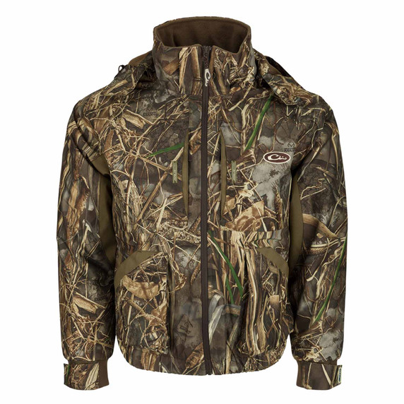 Drake Waterfowl Refuge 3.0 Waterfowler's Wading Jacket Image in Realtree Max 7